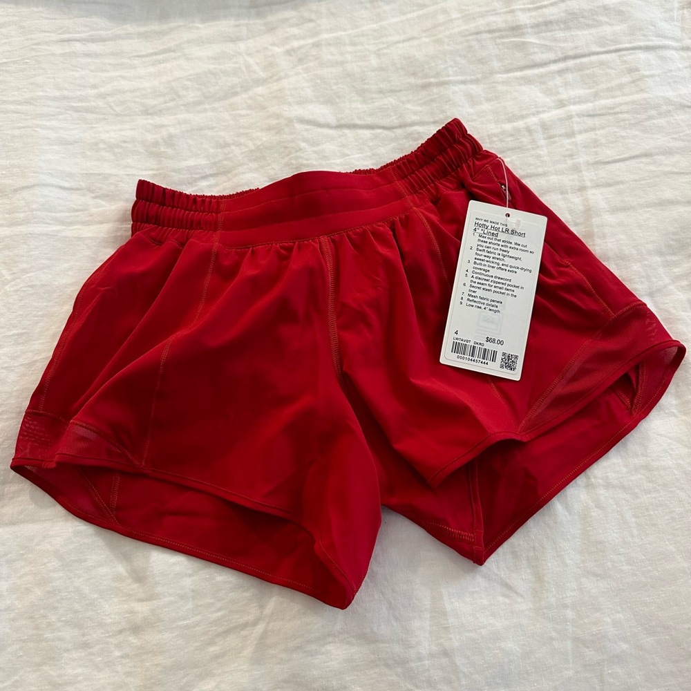 lululemon Hotty Hot LR 4” short